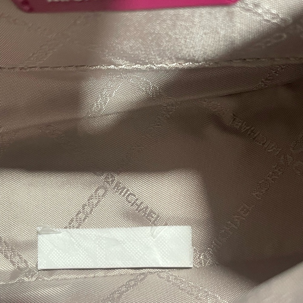 Michael Kors Deep Fuchsia Chain Pouchette - Picture 12 of 13